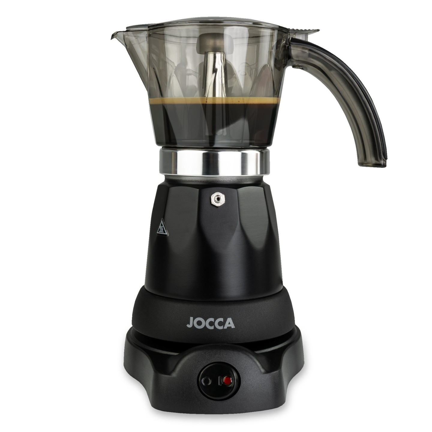 Cafetera Italiana Eléctrica 6 Tazas Con Base Giratoria 360° Y Jarra Sin Cables | JOCCA