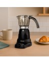 Machine à café italienne électrique 6 tasses avec base rotative à 360 ° et pichet sans fil | Jocca