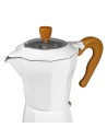 Cafetera italiana eléctrica línea nature 6 tazas JOCCA