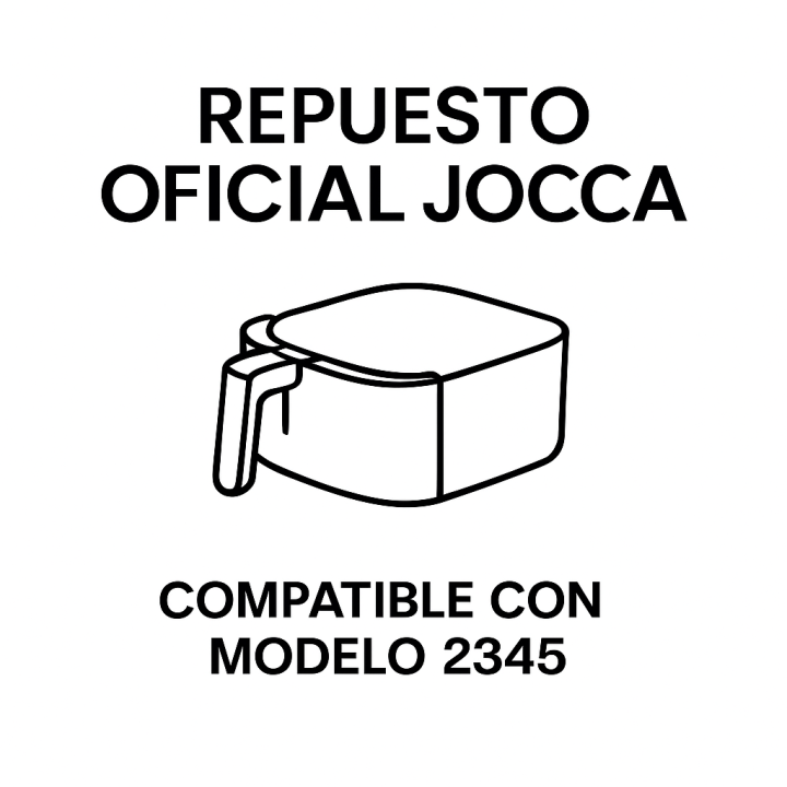 Cubeta freidora JOCCA modelo 2345 | Repuesto oficial