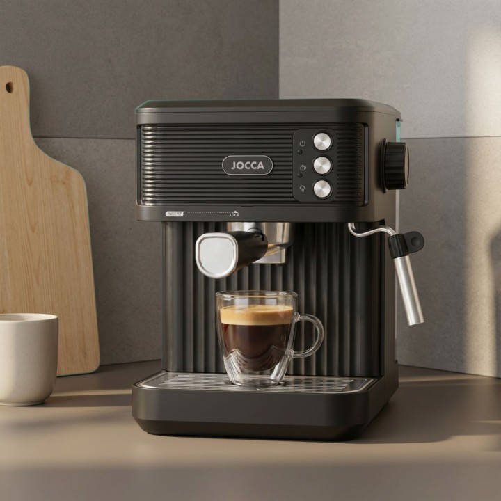 Espresso-Kaffeemaschine 20 Bars mit Verdampfer und Einzahlung 1,8l | Jocca