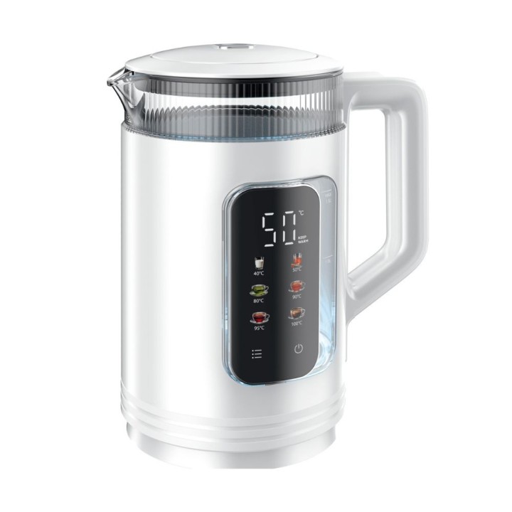 Bouilloire électrique Easy Touch 1.5L avec écran tactile et écran tactile | Jocca