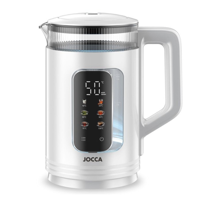 Bouilloire électrique Easy Touch 1.5L avec écran tactile et écran tactile | Jocca