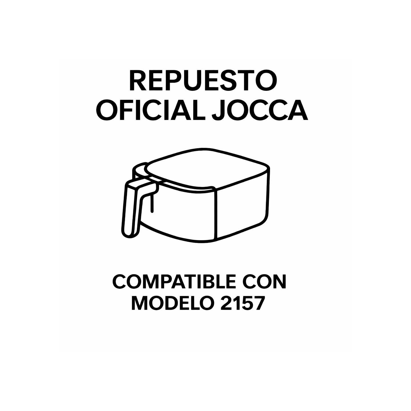 Seau à frire JOCCA Modèle 2157 | Remplacement officiel
