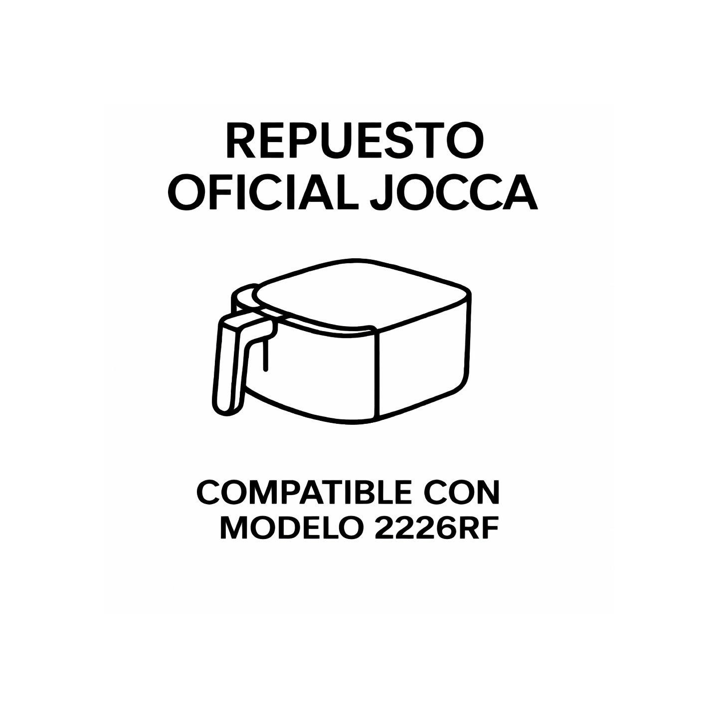 Cubeta de freidora para modelo 2226RF