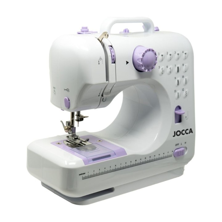 Máquina de Coser Compacta 12 Puntadas con Luz LED |Jocca