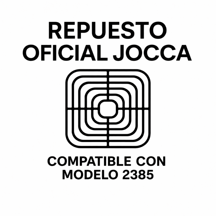 Rejilla freidora JOCCA modelo 2385 | Repuesto oficial