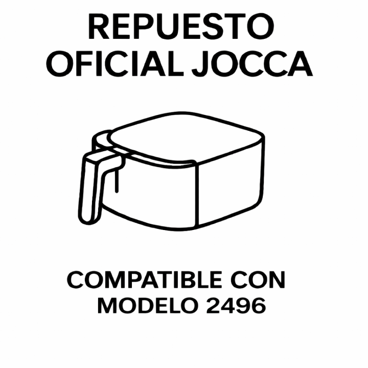 Cubeta freidora JOCCA modelo 2496 | Repuesto oficial