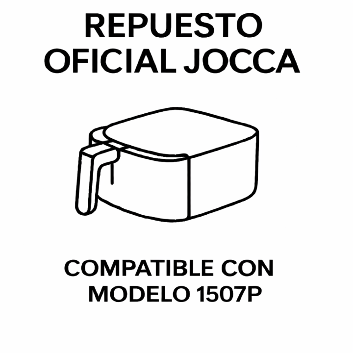 Cubeta freidora JOCCA modelo 1507P y 2326P| Repuesto oficial