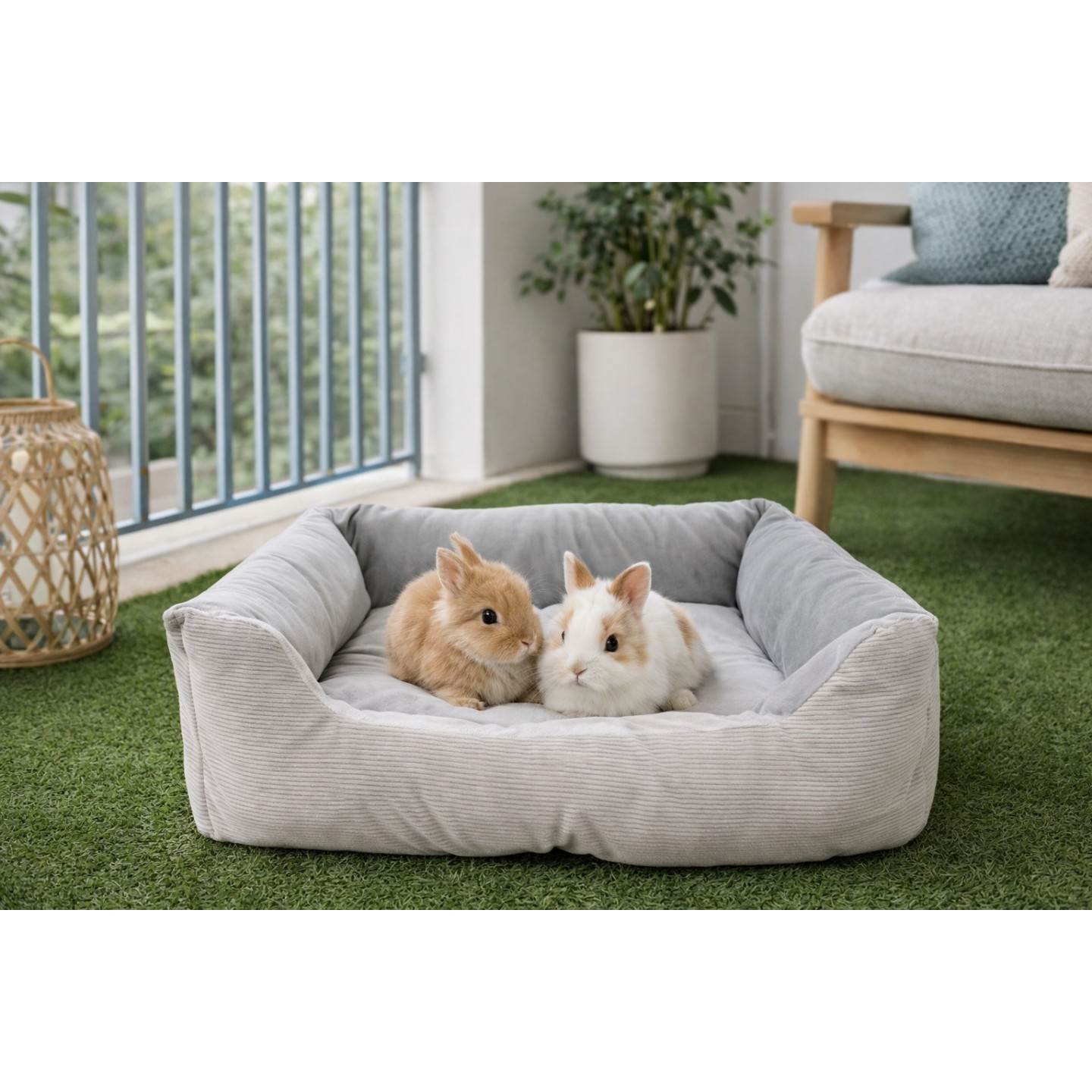 Cama mascotas rectangular