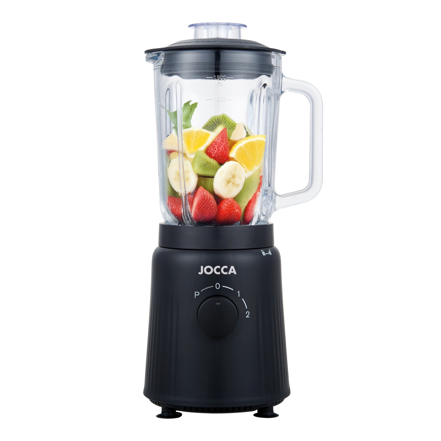 Batidora de Vaso de Cristal 1,5 L 1000 W | Jocca