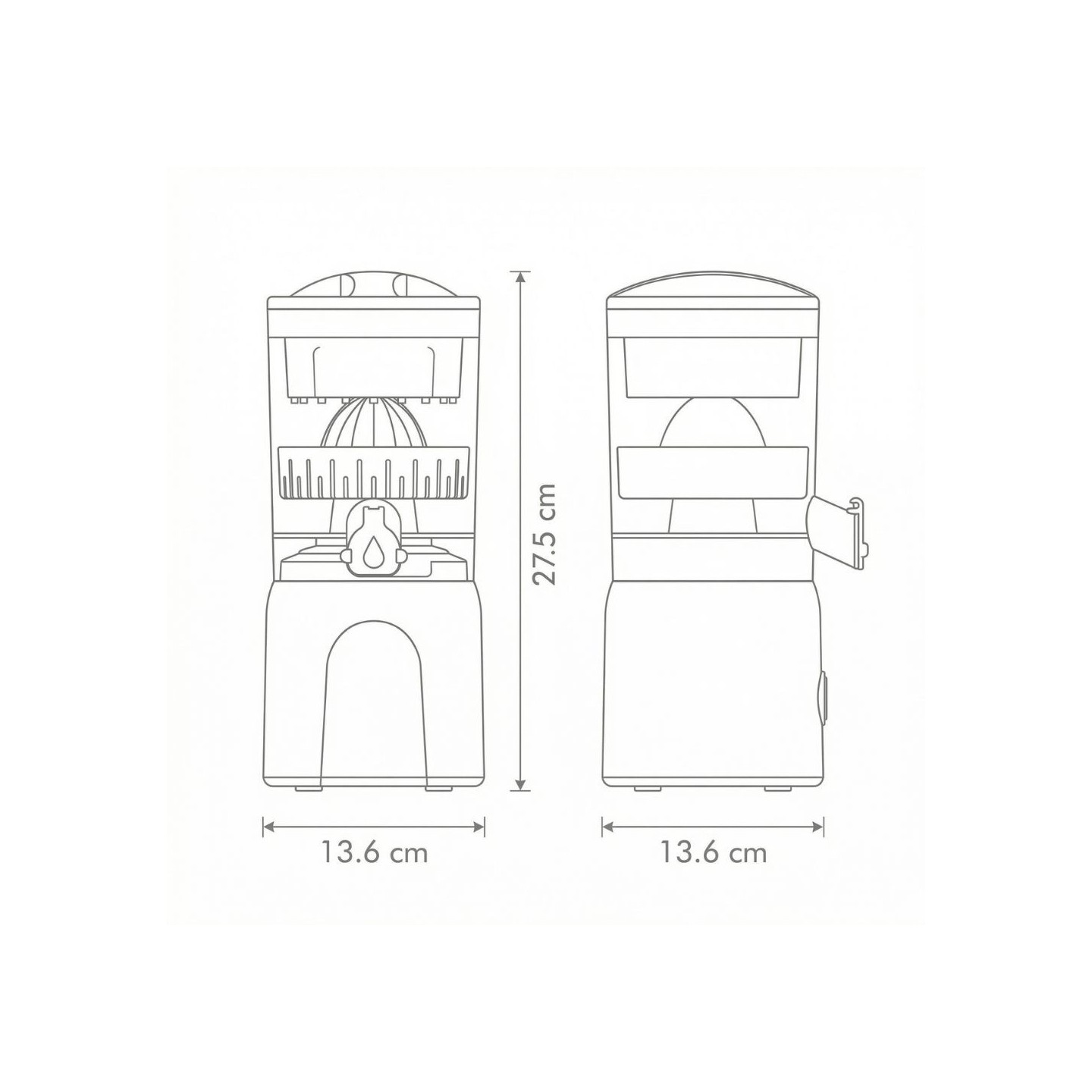 Juicer d'élégance automatique | Batterie rechargeable | Jocca