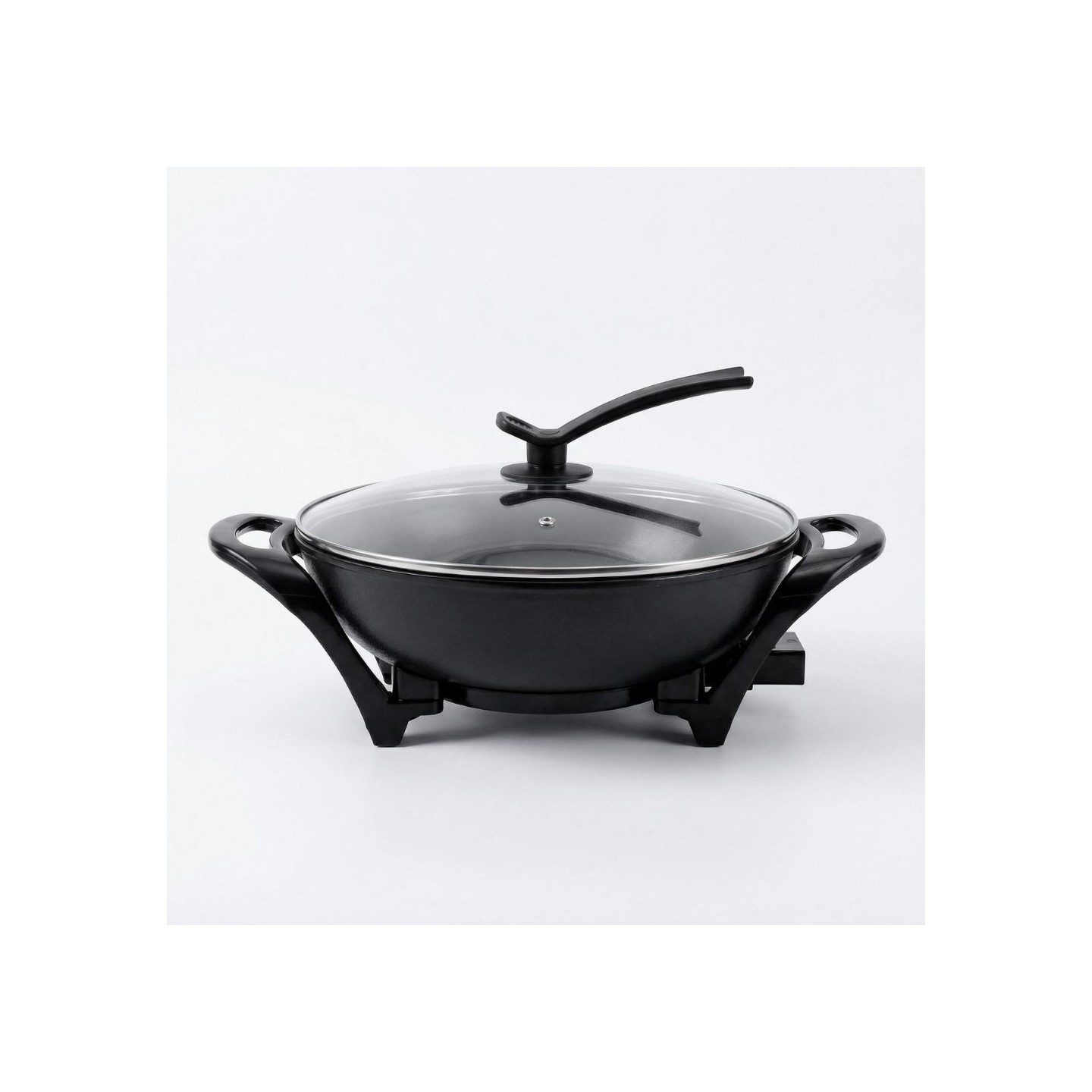 Elektrischer Wok mit Deckel und Thermostat | Gesunde Küche | Jocca