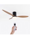 Ventilador de Techo con Luz LED y Motor DC Silencioso | 6 Velocidades, Temporizador y Mando – JOCCA