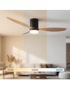 Deckenventilator mit LED-Licht und stummem DC-Motor | 6 Geschwindigkeiten, Timer und Befehl - Jocca