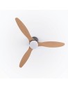 Deckenventilator mit LED-Licht und stummem DC-Motor | 6 Geschwindigkeiten, Timer und Befehl - Jocca