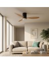 Ceiling fan with LED light and Silent DC engine | 6 speeds, timer and command - Jocca