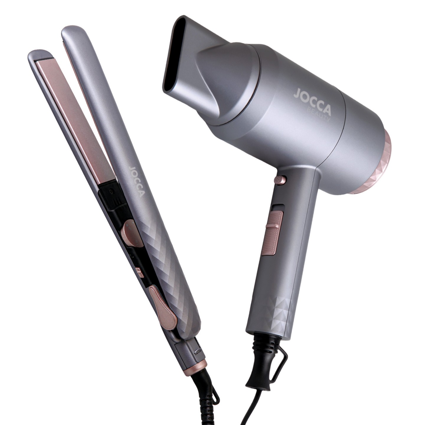 Set Secador de Pelo 2200W y Plancha de Pelo 45W JOCCA
