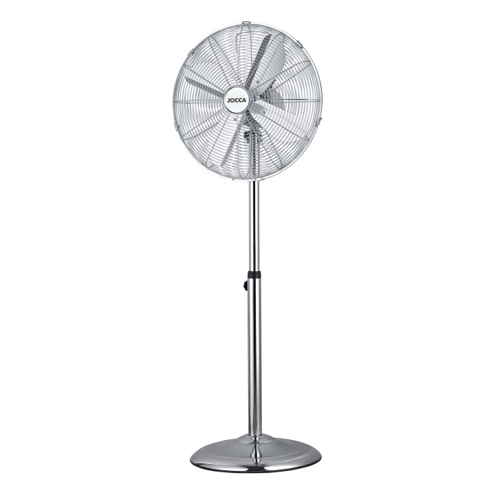 Ventilador de Pie Cromado 40 cm 3 Velocidades | JOCCA