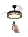 Ventilador de techo con luz y aspas retráctiles JOCCA
