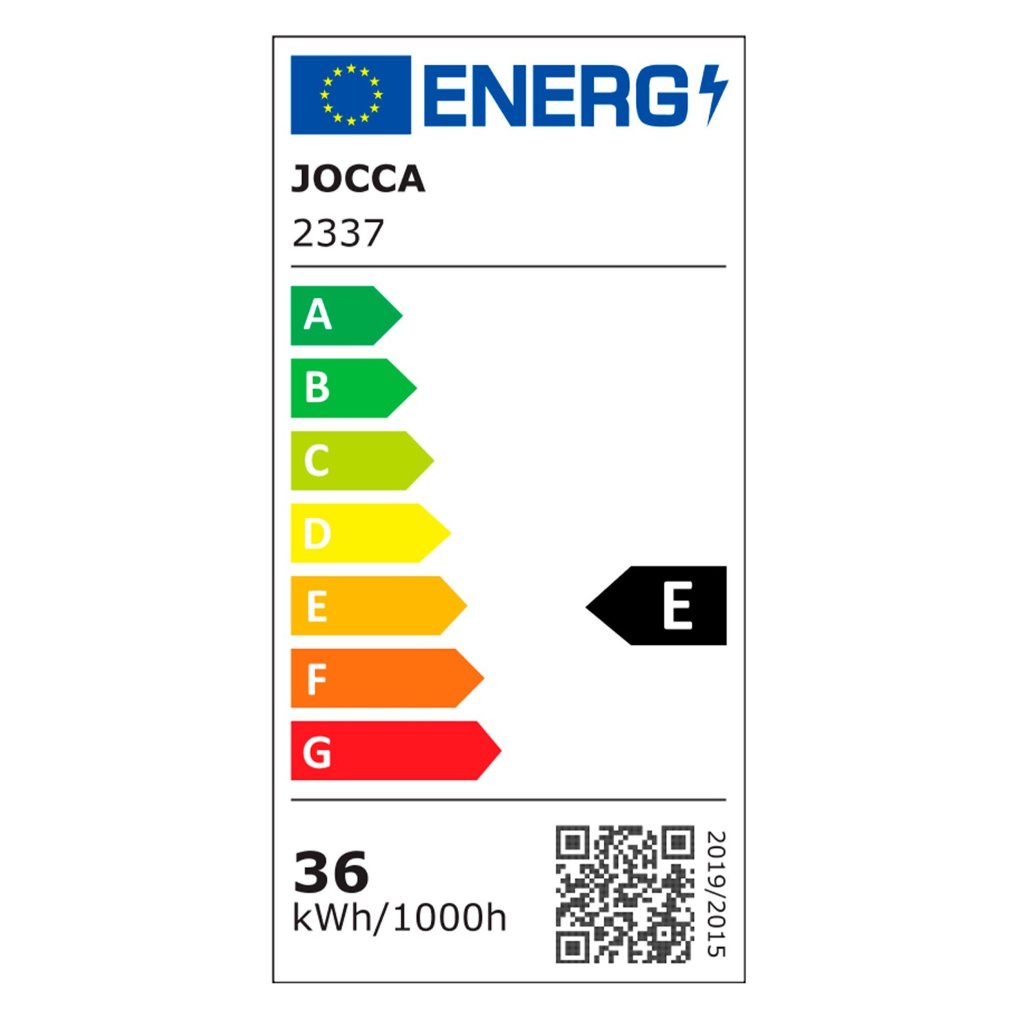 Ventilador de techo con luz y aspas retráctiles JOCCA