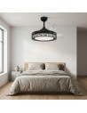 Ventilador de techo con luz y aspas retráctiles JOCCA