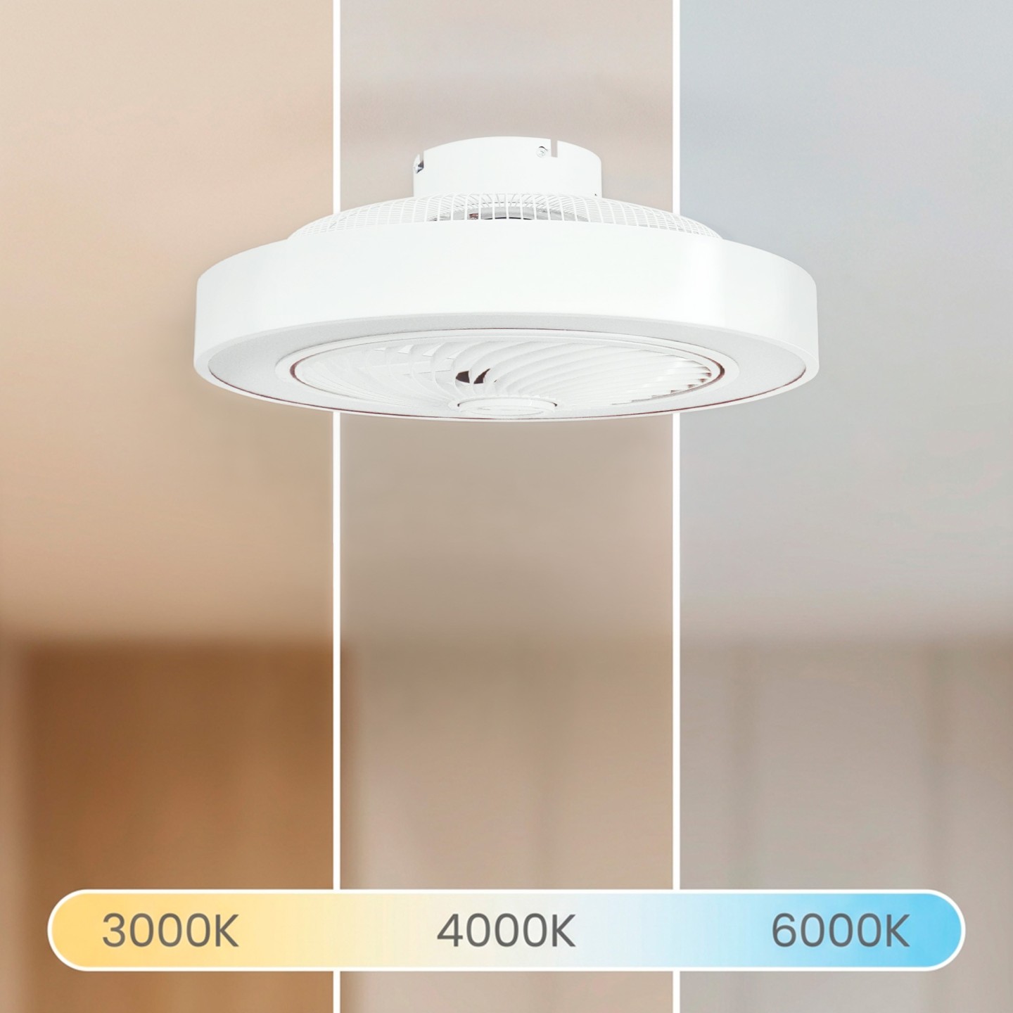 Soffitto del ventilatore a soffitto con luce a LED e Bluetooth Jocca