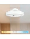 Teto do ventilador de teto com luz LED e jocca bluetooth