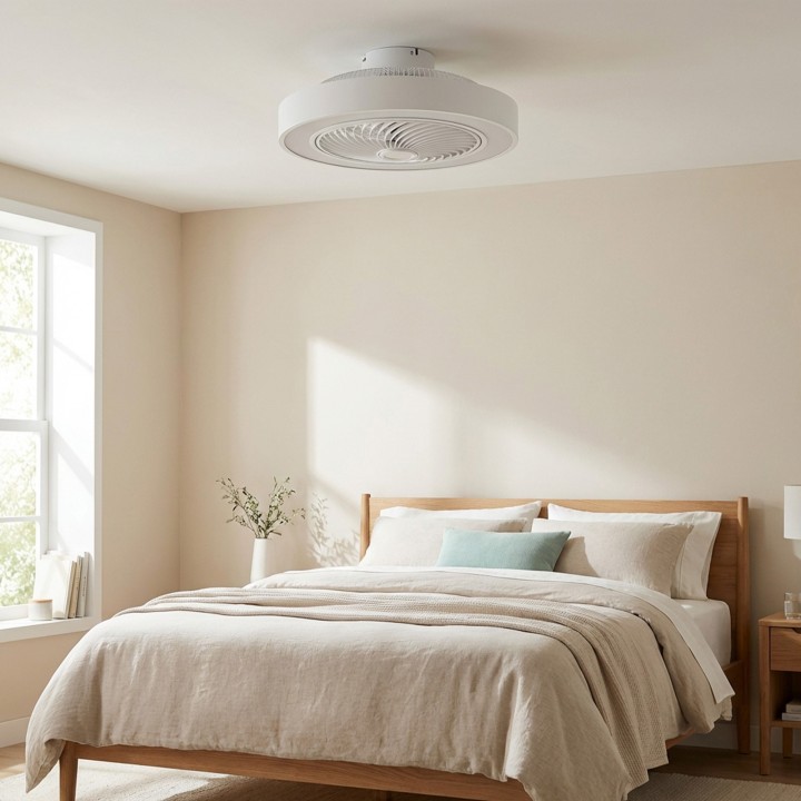 Plafond de ventilateur de plafond avec lumière LED et bluetooth JOCCA