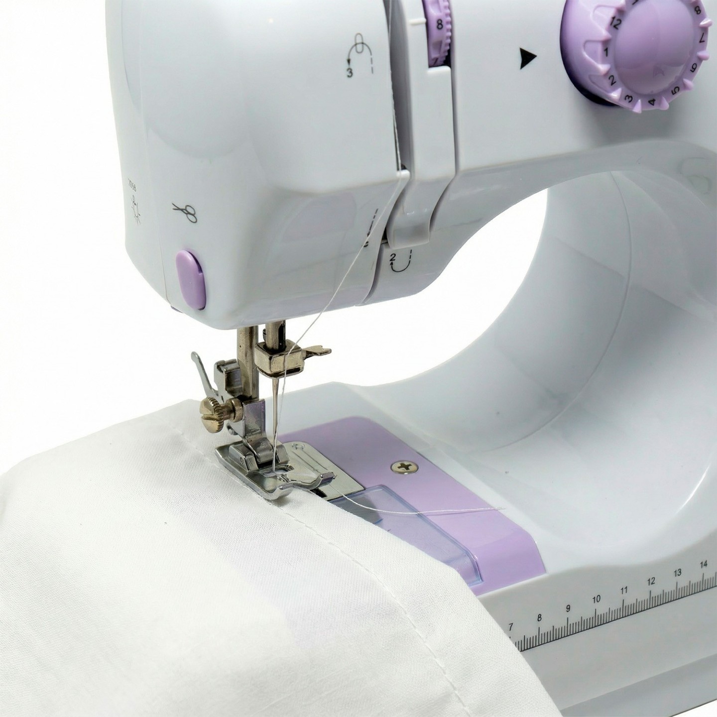 Máquina de Coser Compacta 12 Puntadas con Luz LED |Jocca