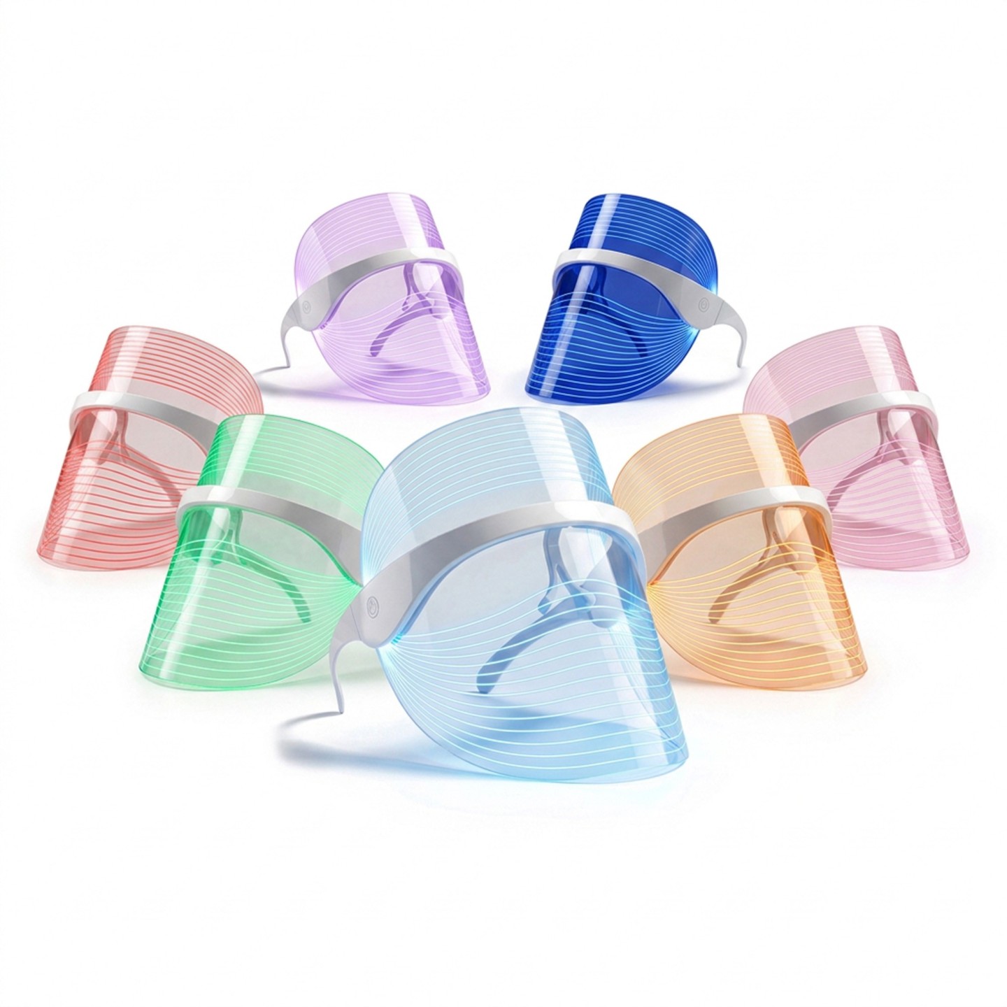Maschera facciale LED 7 colori | Cura del viso e ringiovanimento | Jocca