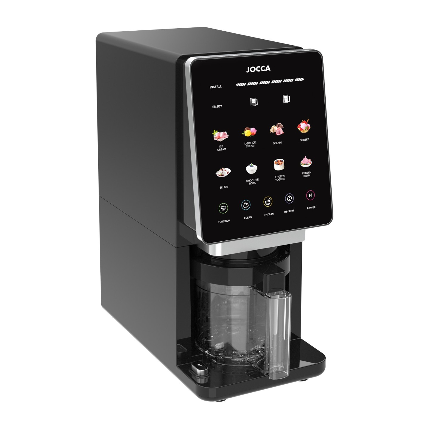 Refrigerator with LED screen and 11 programs | Jocca