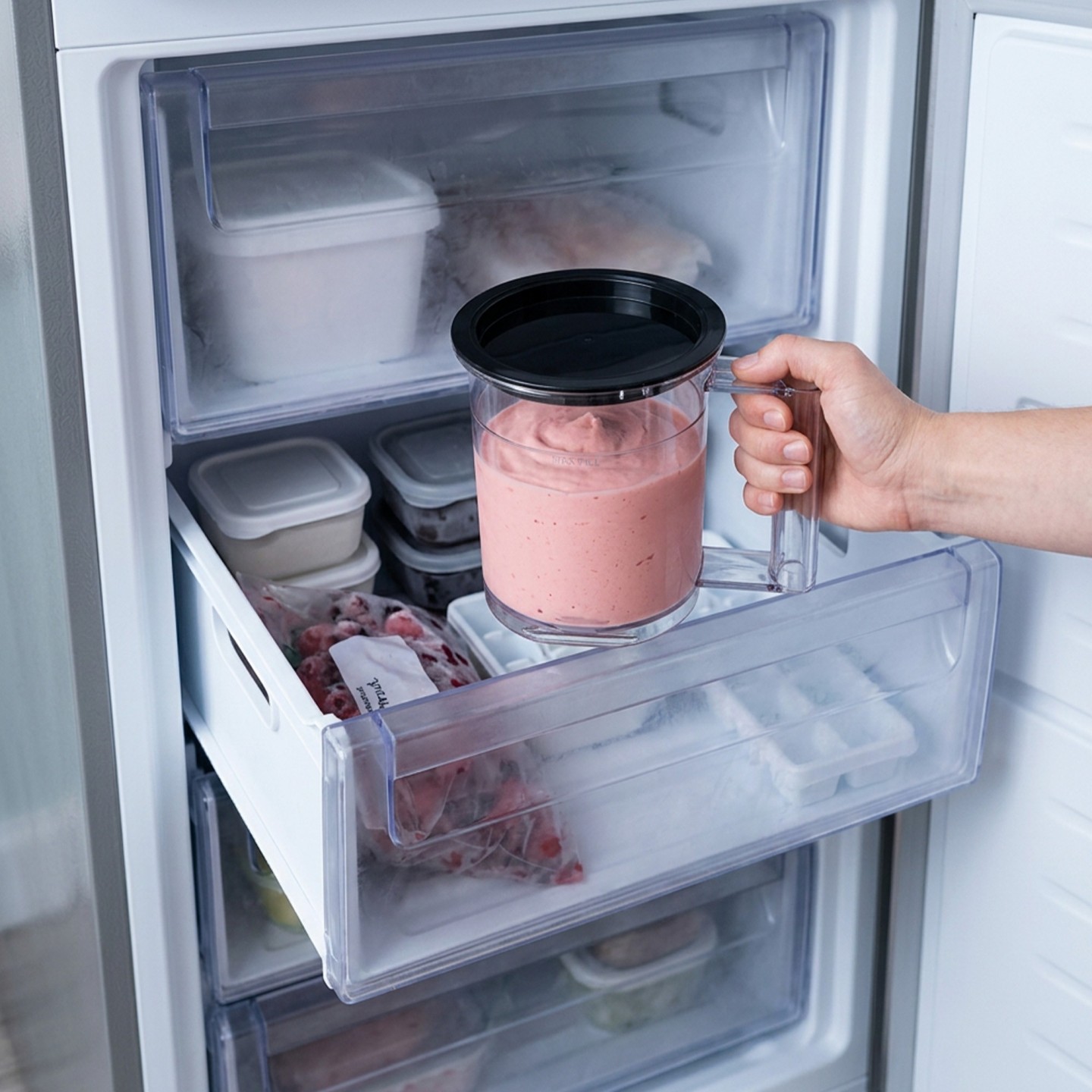 Kühlschrank mit LED-Bildschirm und 11 Programme | Jocca