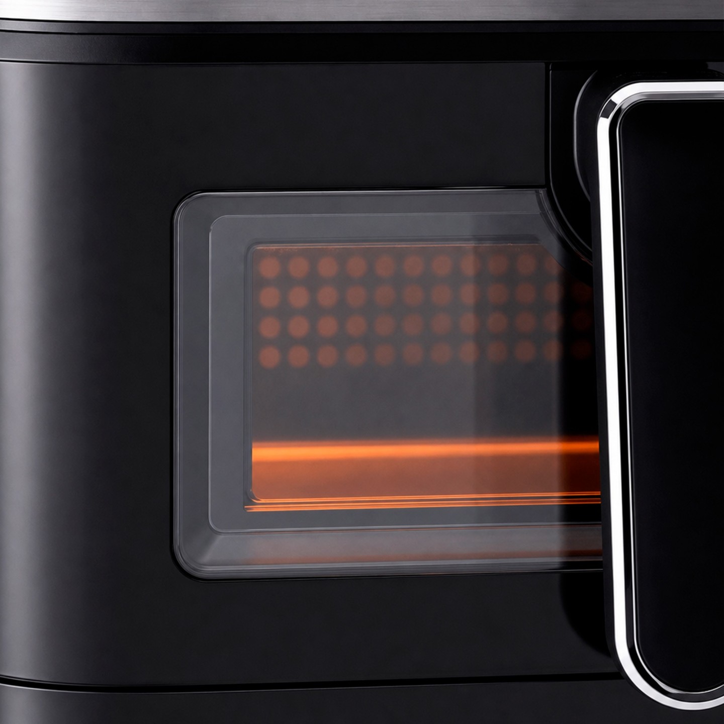 Friteuse d'air à double hauteur avec fenêtre avec une capacité de 11l | Jocca