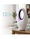JOCCA - Ventilador Sin Aspas 60W Luz LED | Silencioso, con Mando