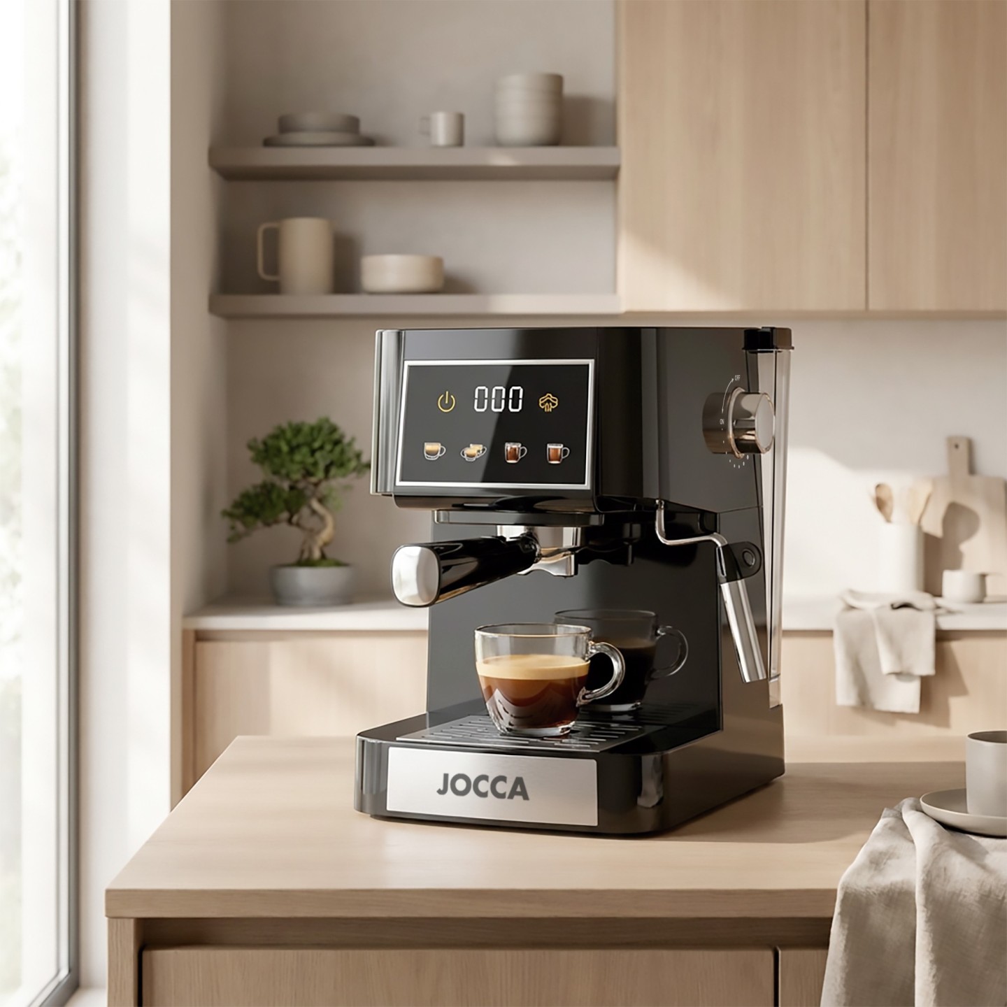Cafetera Espresso 20 Bar con Cold Brew Easy Touch | JOCCA