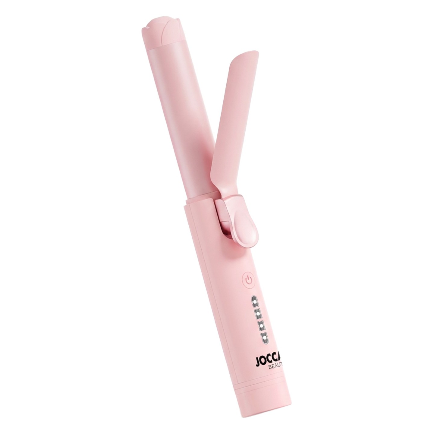Rosa tragbarer drahtloser Mini-Haar-Lockenluft | Jocca