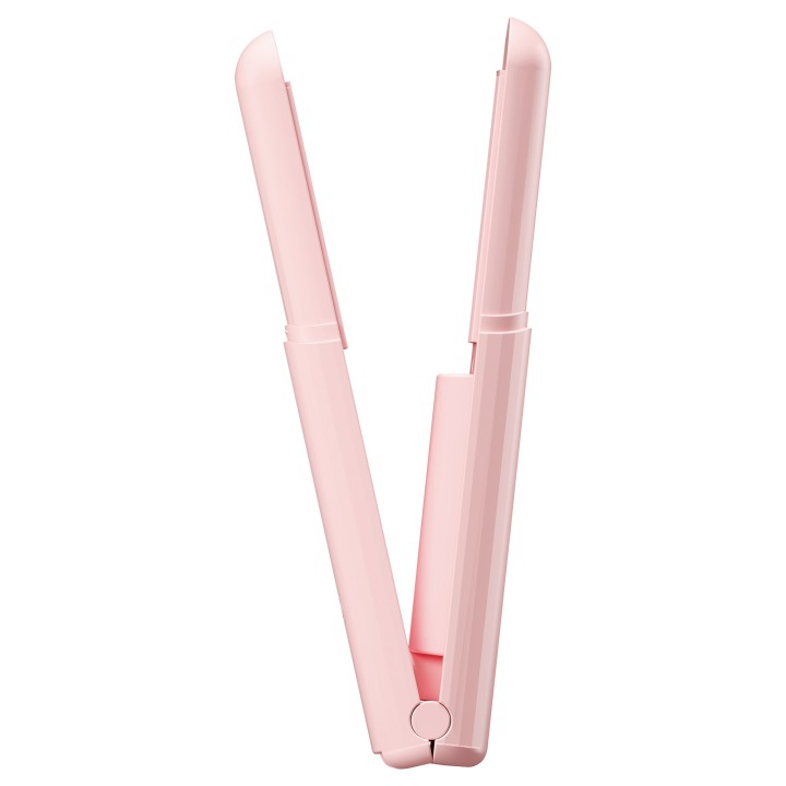 Plancha de Pelo Portátil, Placas Cerámicas, Inalámbrica, Rosa | JOCCA