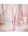 Plancha de Pelo Portátil, Placas Cerámicas, Inalámbrica, Rosa | JOCCA