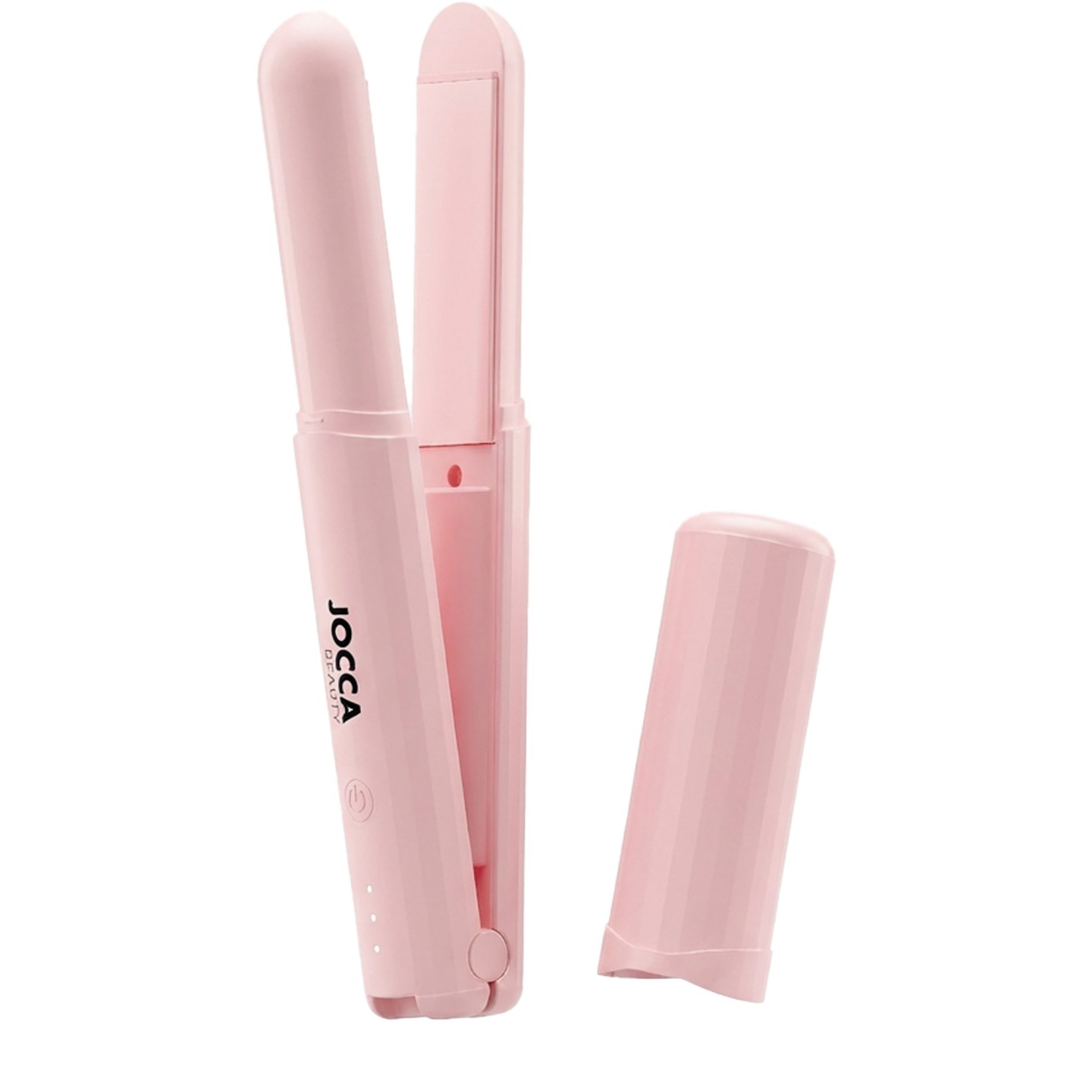 Plancha de Pelo Portátil, Placas Cerámicas, Inalámbrica, Rosa | JOCCA
