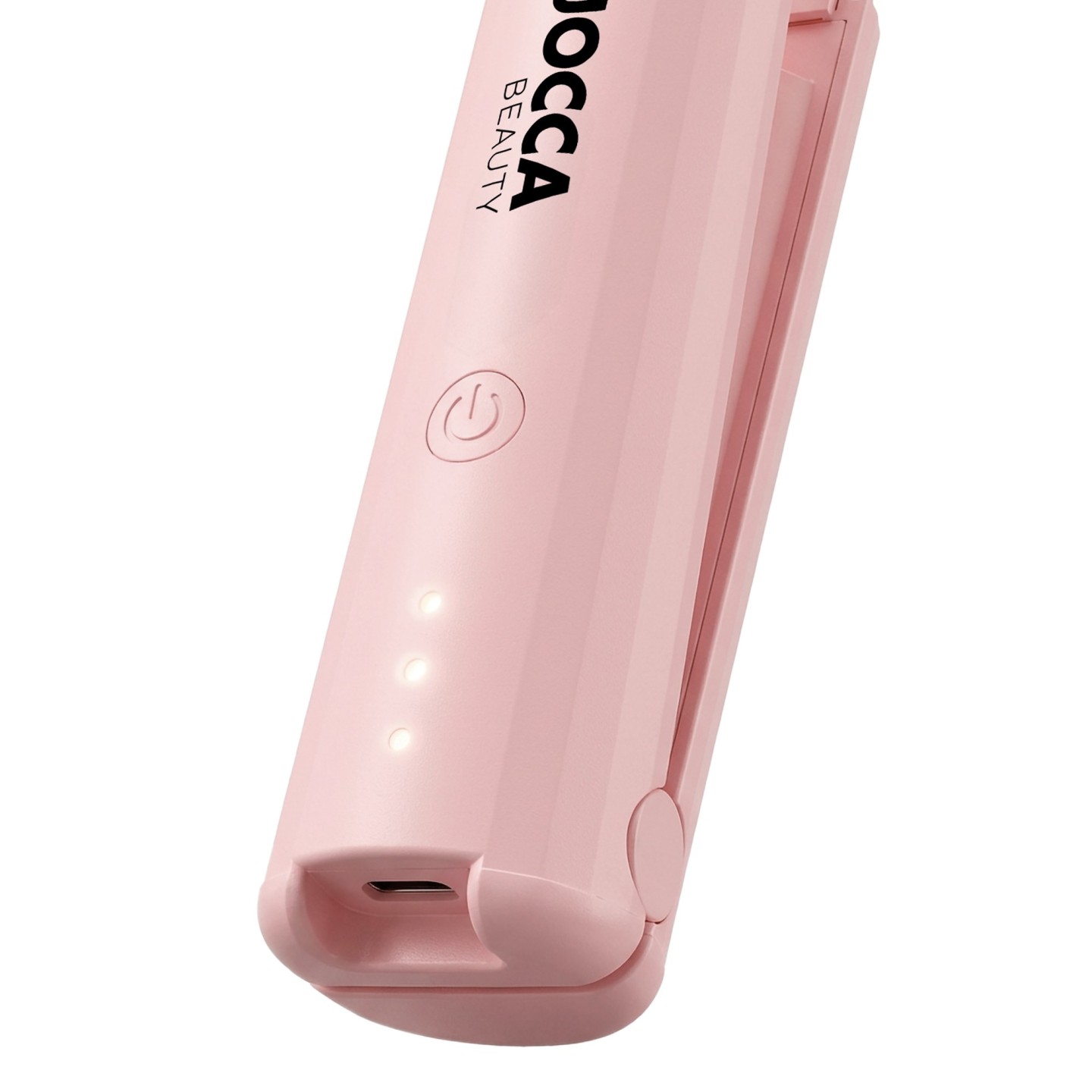 Plancha de Pelo Portátil, Placas Cerámicas, Inalámbrica, Rosa | JOCCA