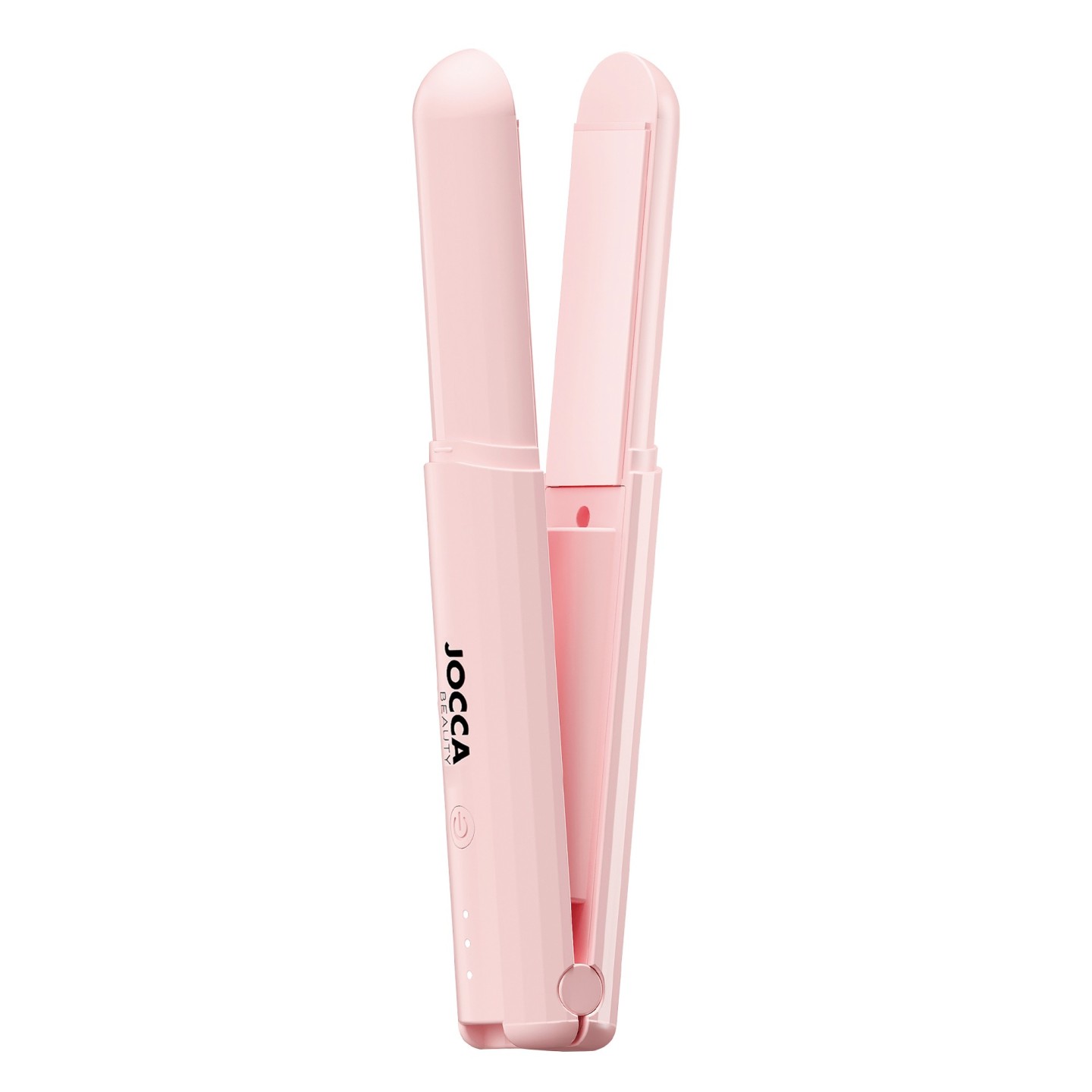 Plancha de Pelo Portátil, Placas Cerámicas, Inalámbrica, Rosa | JOCCA