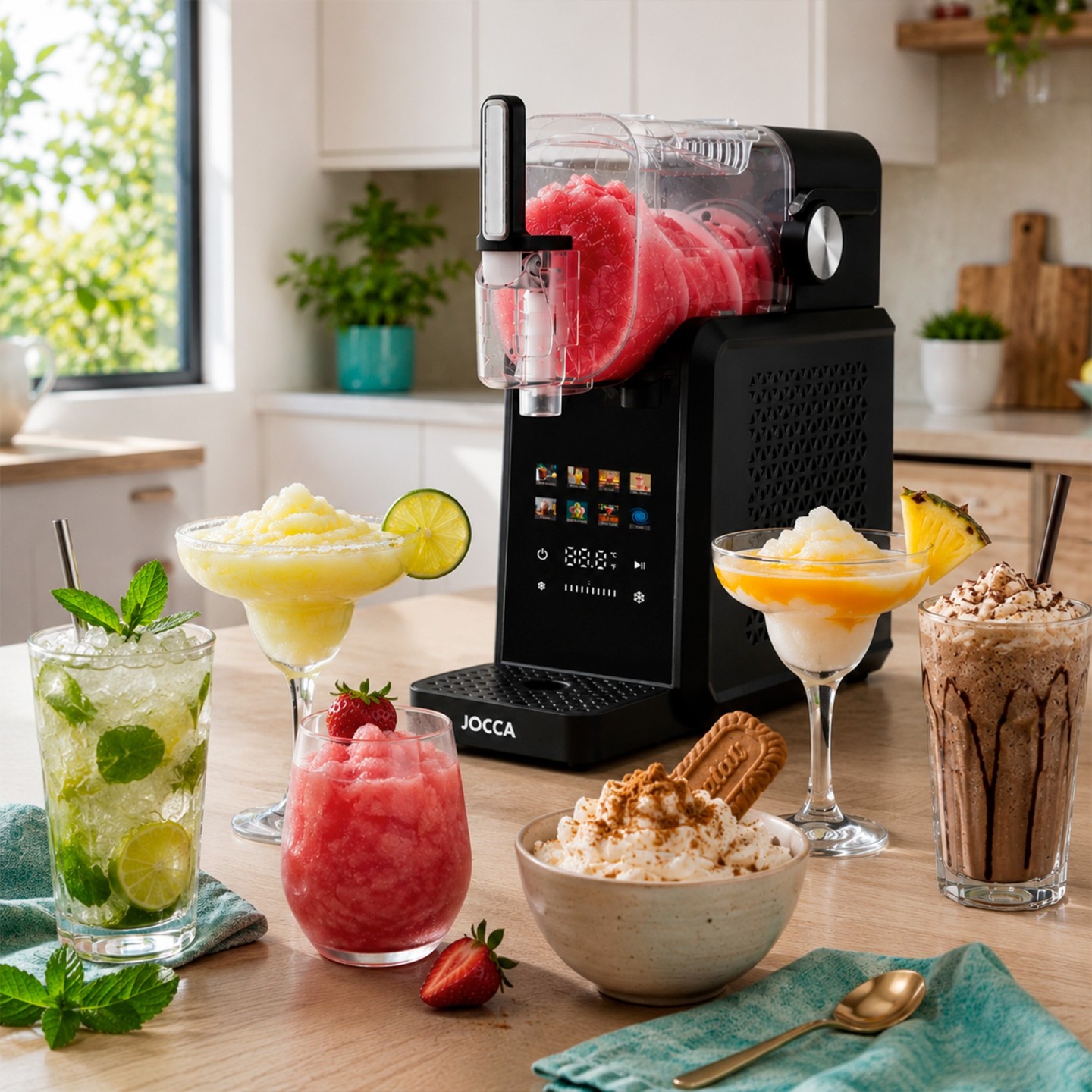 Granisierte Maschine, Eiscreme und kalte Getränke | Slush-Maschine | Jocca