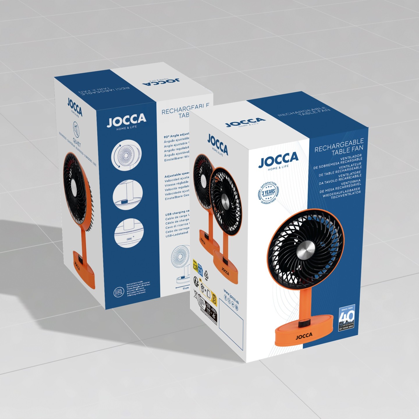Ventilador de Sobremesa con ángulo de ajuste | JOCCA