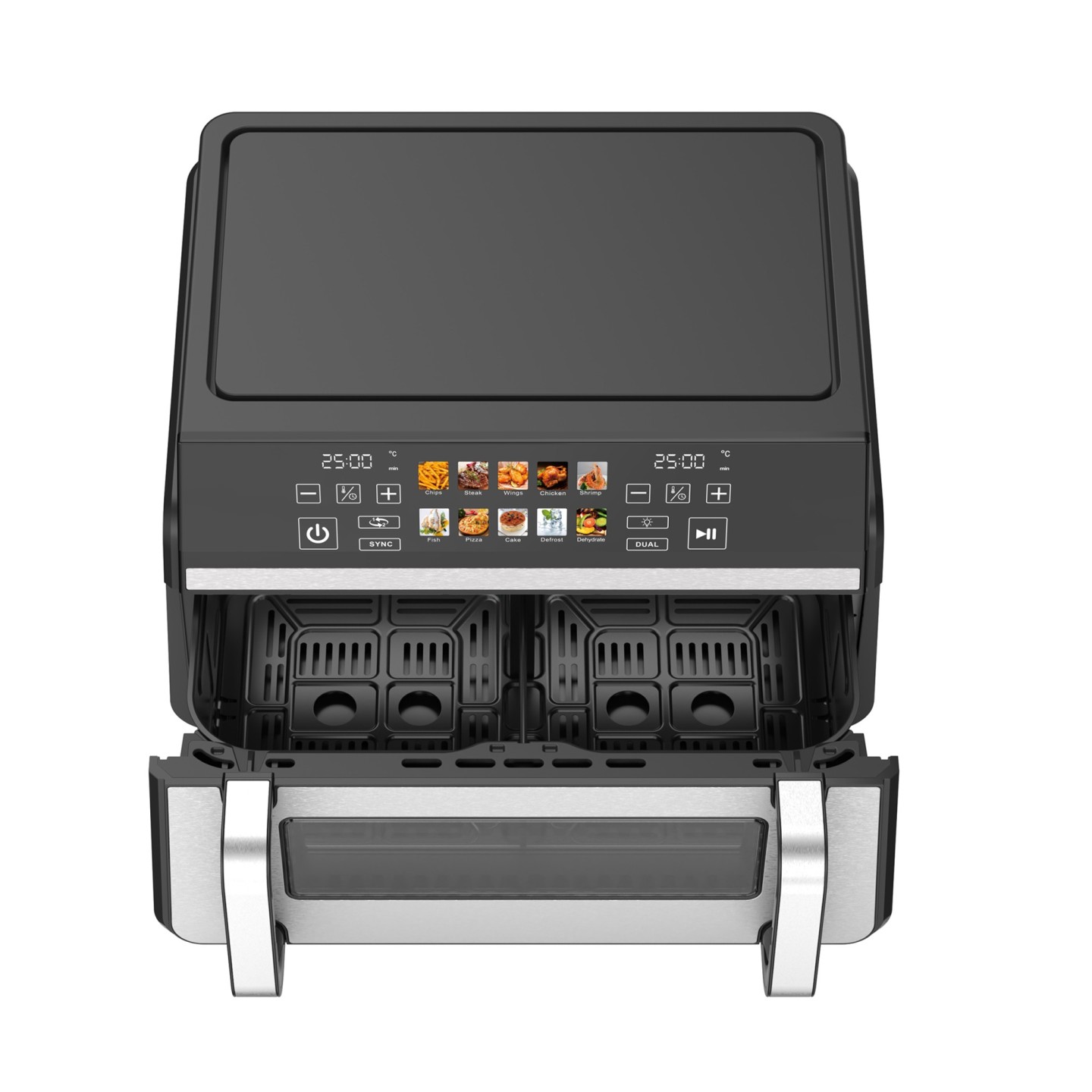 Air Fryer 10 Liter mit Dual System | Jocca