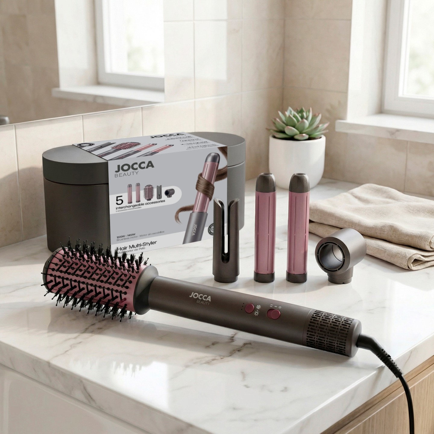 Moldeador de Pelo  5 Cabezales con Motor BLDC | Jocca