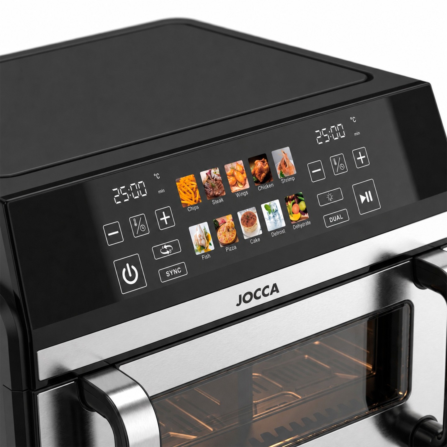 Air Fryer 10 Liter mit Dual System | Jocca