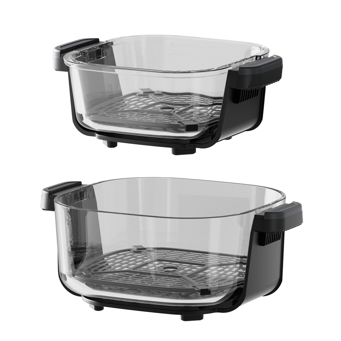 Freidora de aire de cristal 4,5 L y 1,5 L | JOCCA