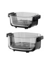 FRYER AIR numérique de verre 4,5L + 1,5L | Jocca