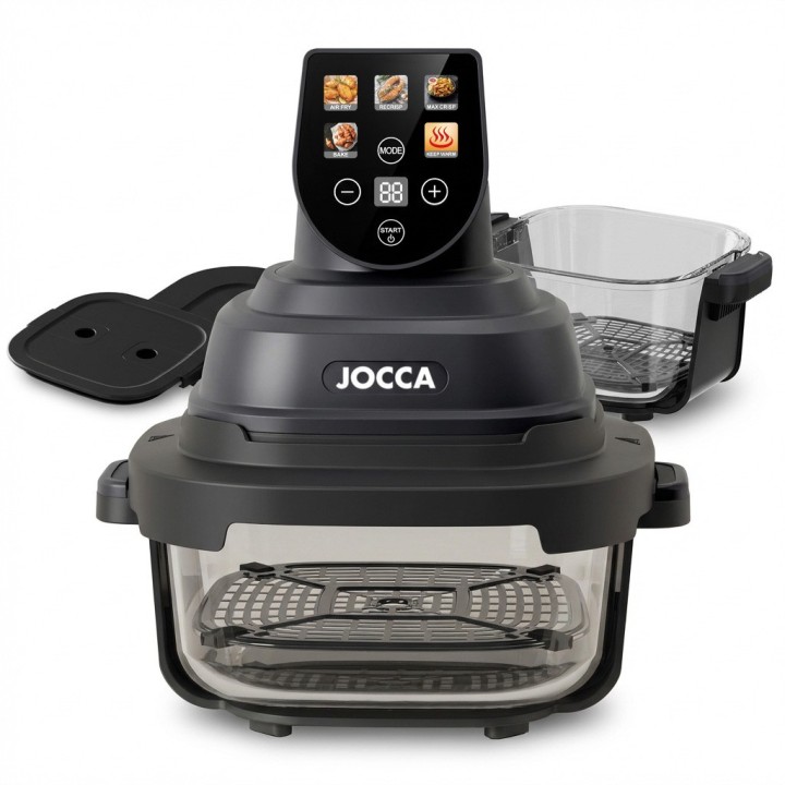 Freidora de aire de cristal 4,5 L y 1,5 L | JOCCA